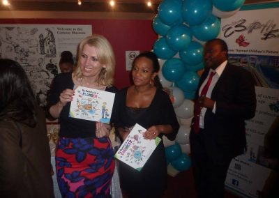 Butterfly Books book launch 2015 at the Cartoon Museum