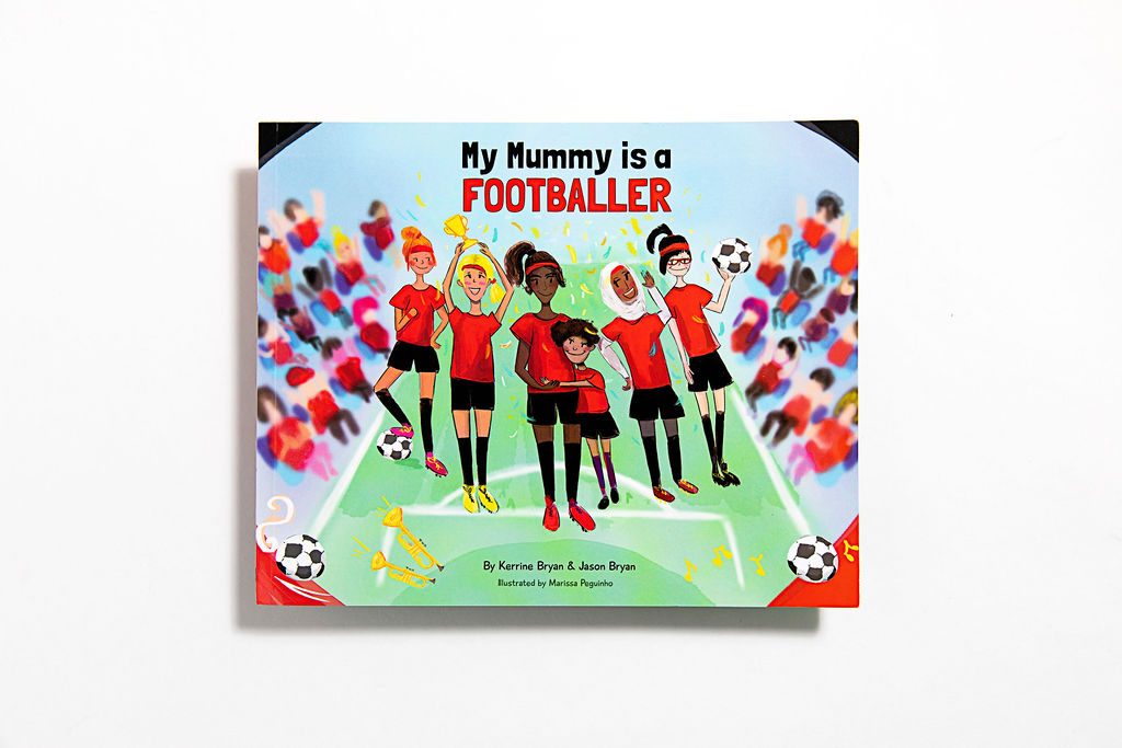 my mummy is a footballer book front cover
